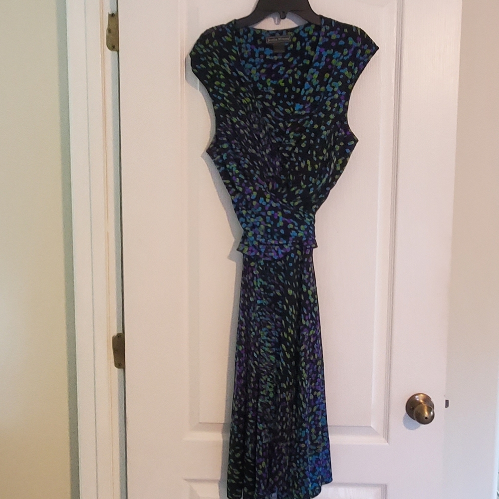 Faux wrap dress